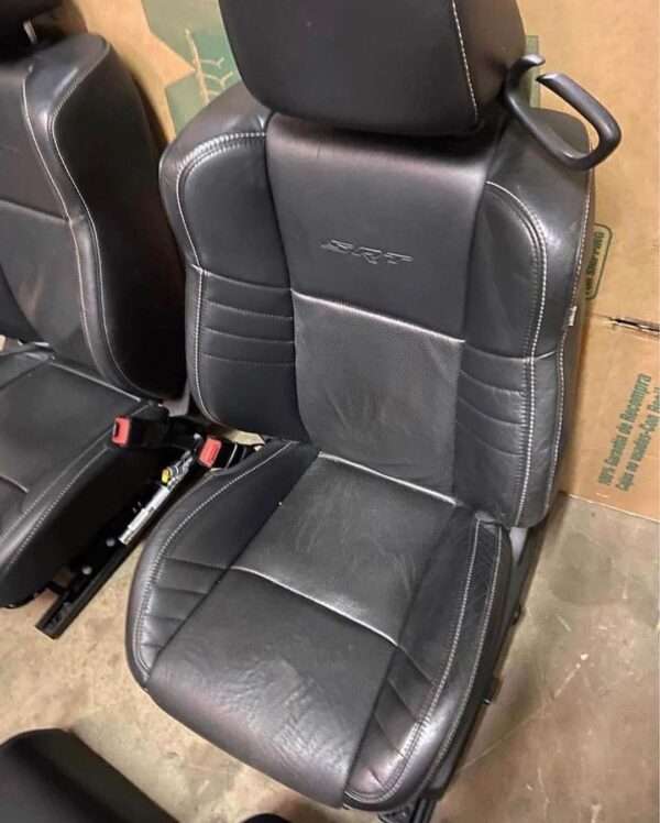 srt, charger seats challenger seats, rear leather seats, front leather seats, srt charger seats for sale, red leather srt seats,
